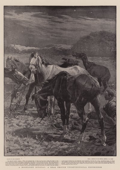 En bivuak i måneskin, en ægte om end utraditionel oplevelse af John Charlton